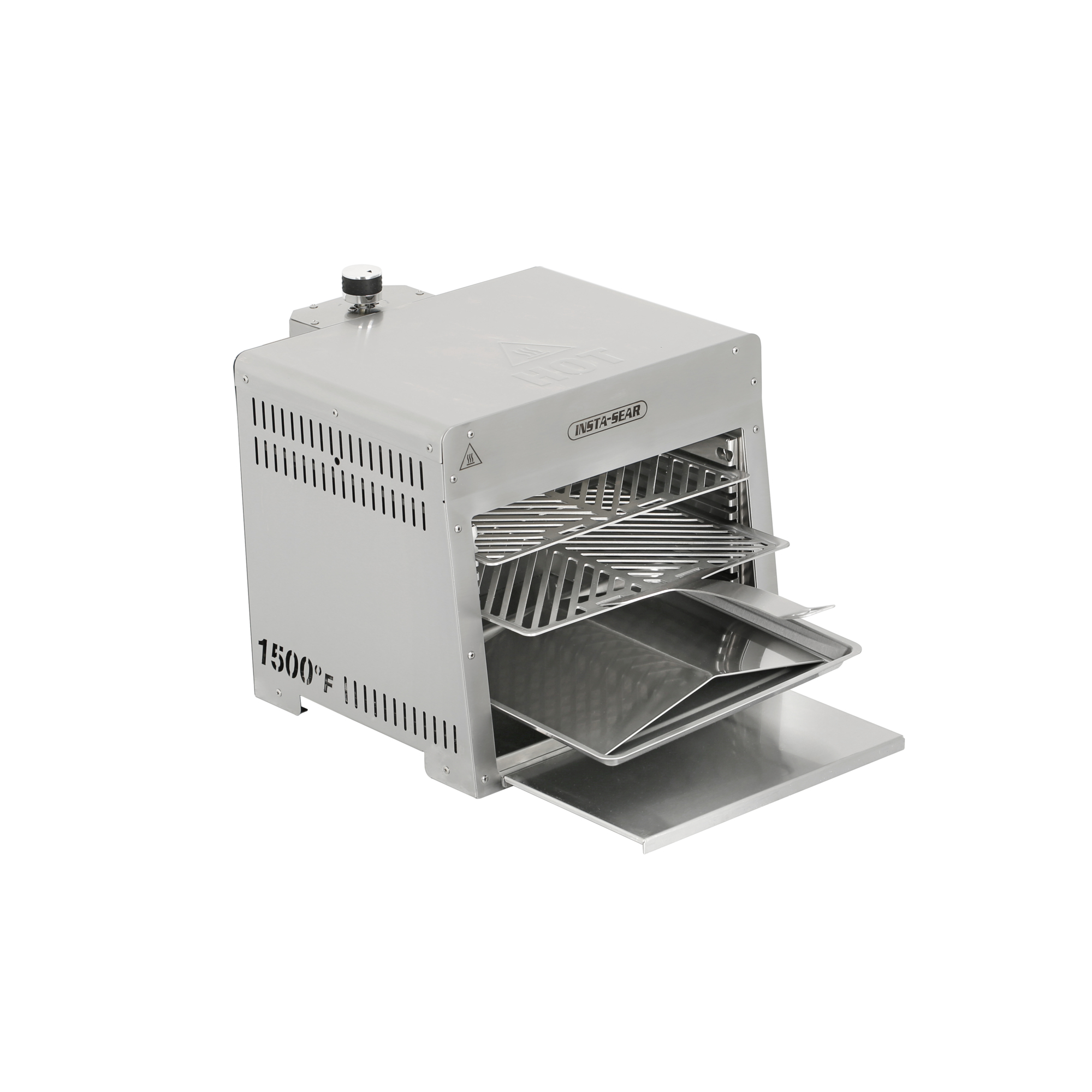 Instasear Instasear, Stainless Steel Outdoor Portable Infrared Propane Grill, Fuel Type Propane, Model# SRGG21708